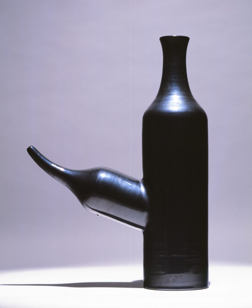 Picazzo uncinante, rivestimento smalto nero (Ceramica Gatti 1928 Faenza)